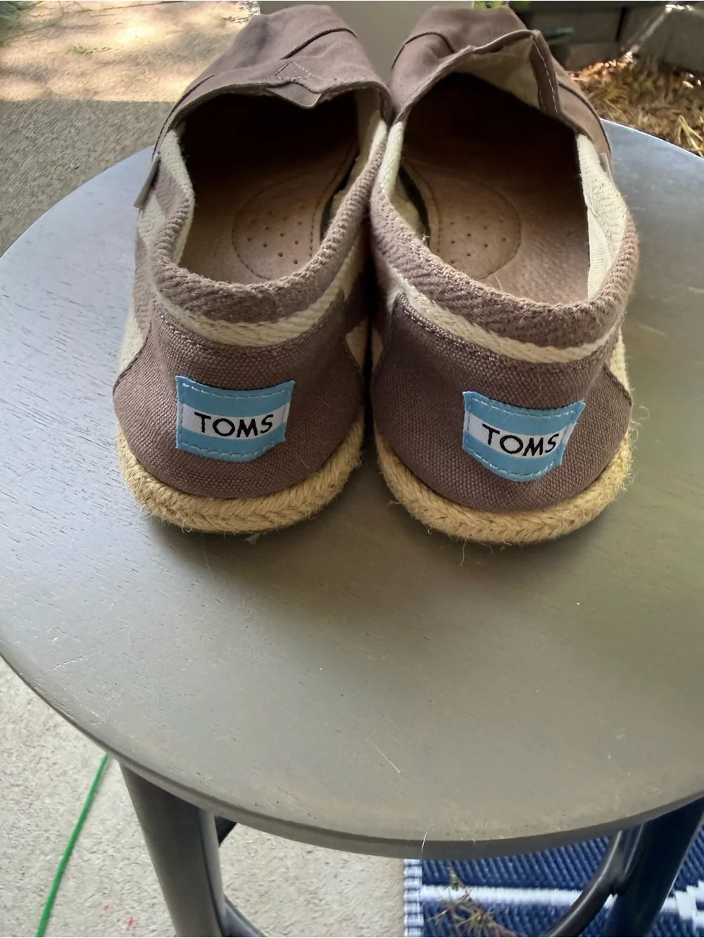 TOMS Alpargatas Ivy League Canvas Striped Slip On Shoe
